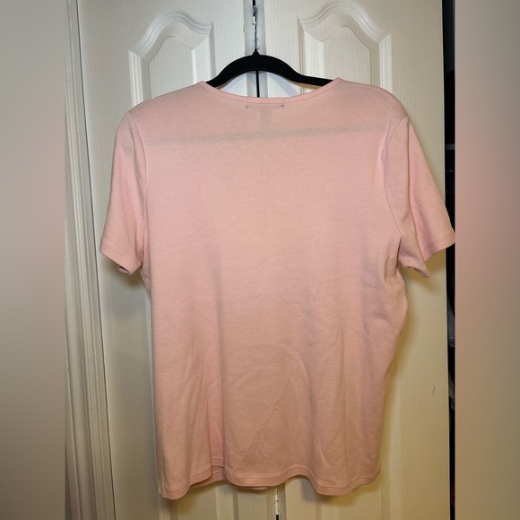 Ralph Lauren Polo Tee – Casual Office Pink with Embroidered Logo Short Sleeve - Picture 2 of 5